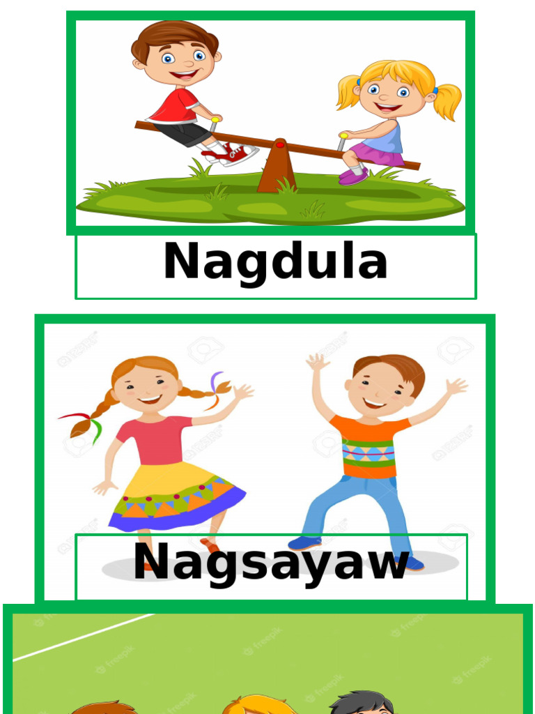Action Words MTB Class | PDF