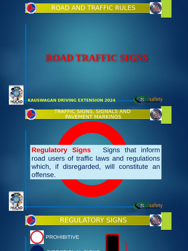 Road traffic signs | PDF | Traffic | Intersection (Road)