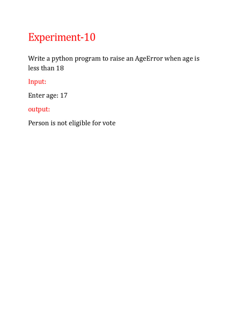 Exp 10 | PDF