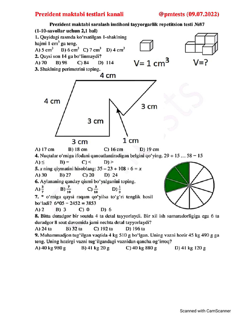 87-Repetition Test | PDF