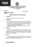 Master's Declaration of Safe Departure | PDF | Ships | Cargo