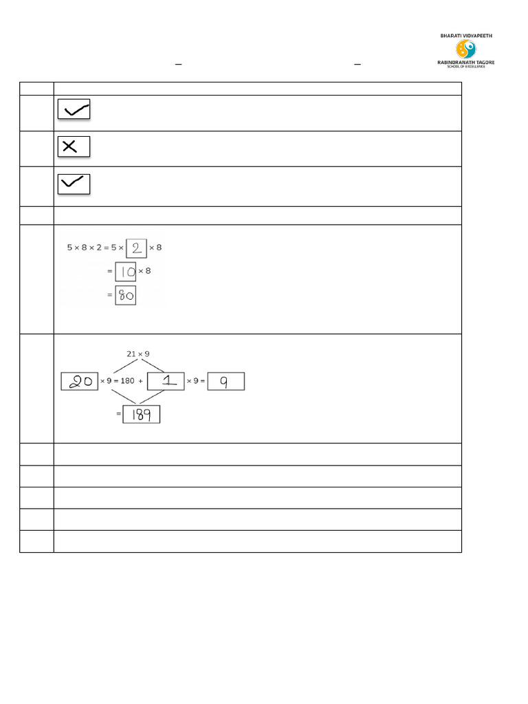 Grade IV-MATH - UNIT 17 WS AK | PDF