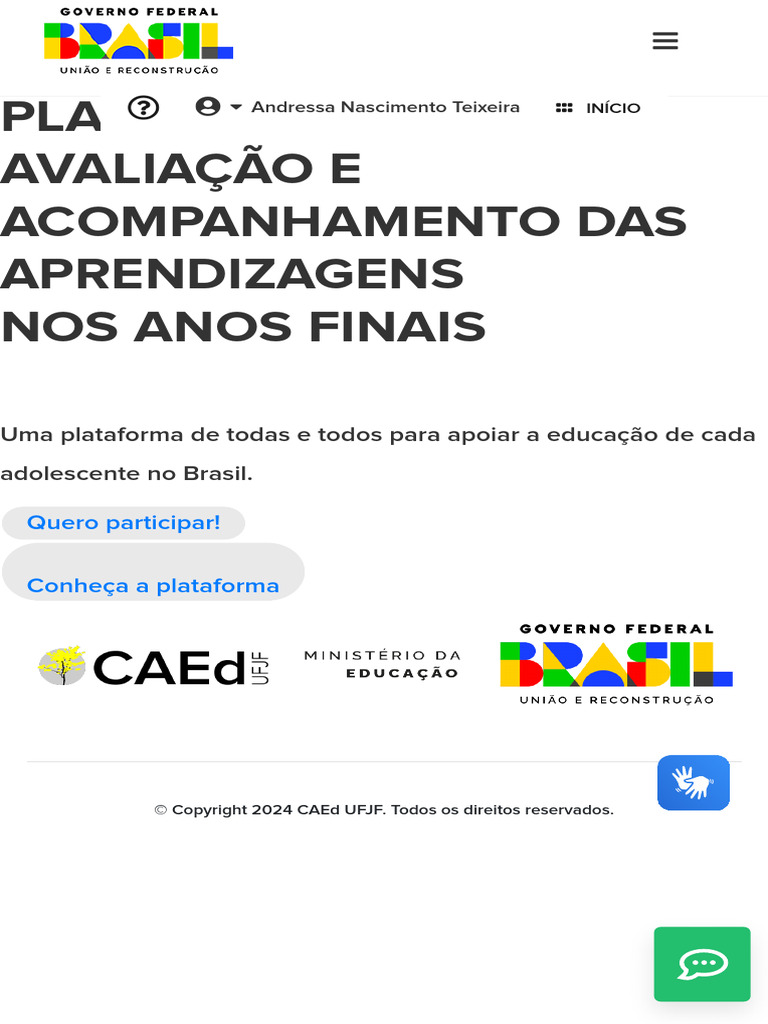 Plataforma de Avaliação nos Anos Finais | PDF