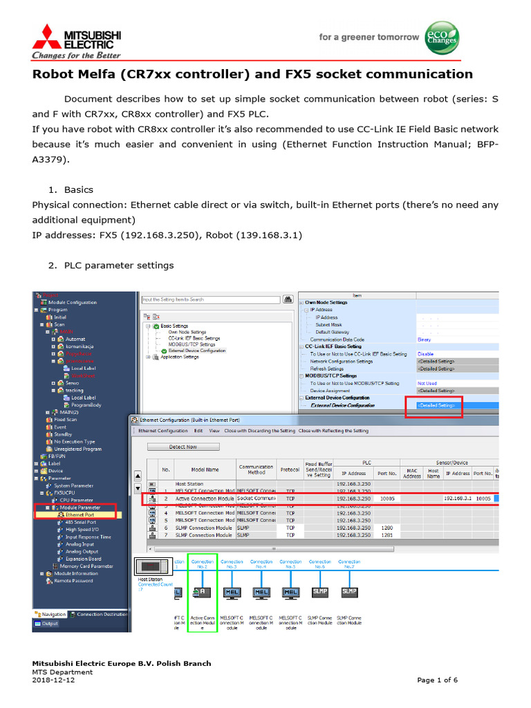 CR7xx and FX5 Socket Communication Guide | PDF