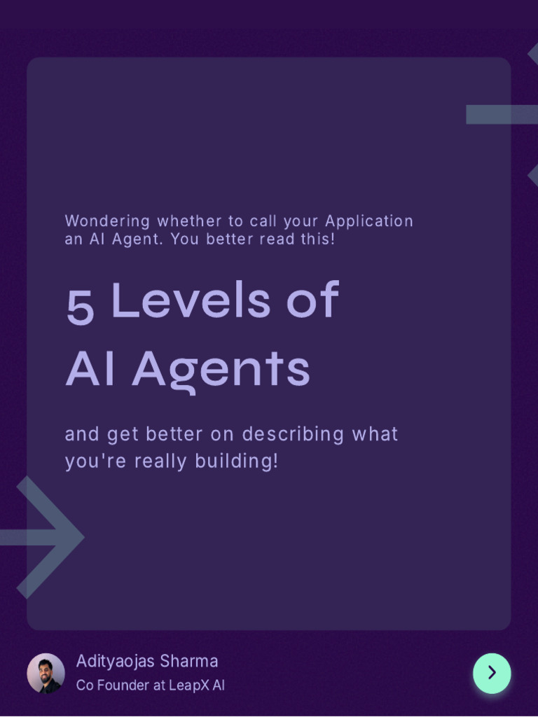 Understanding AI Agent Levels | PDF | Artificial Intelligence ...