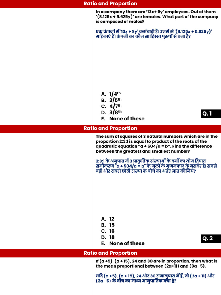 6 ratio and proportion worksheet 2 | PDF