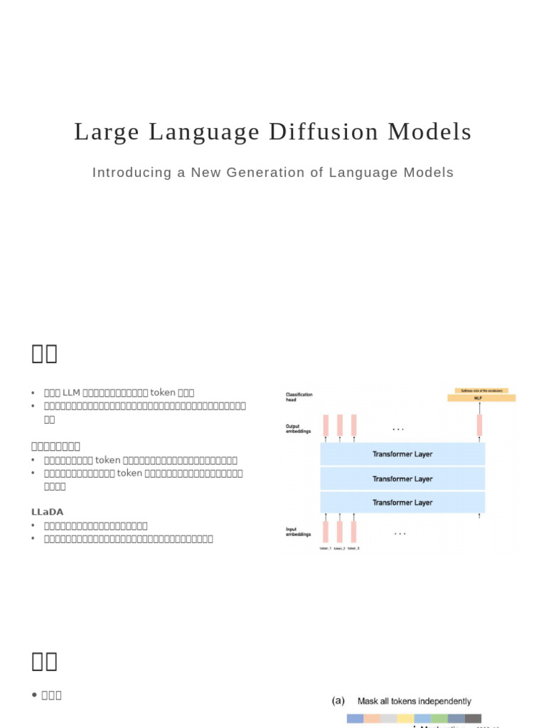 Large Language Diffusion Models | PDF