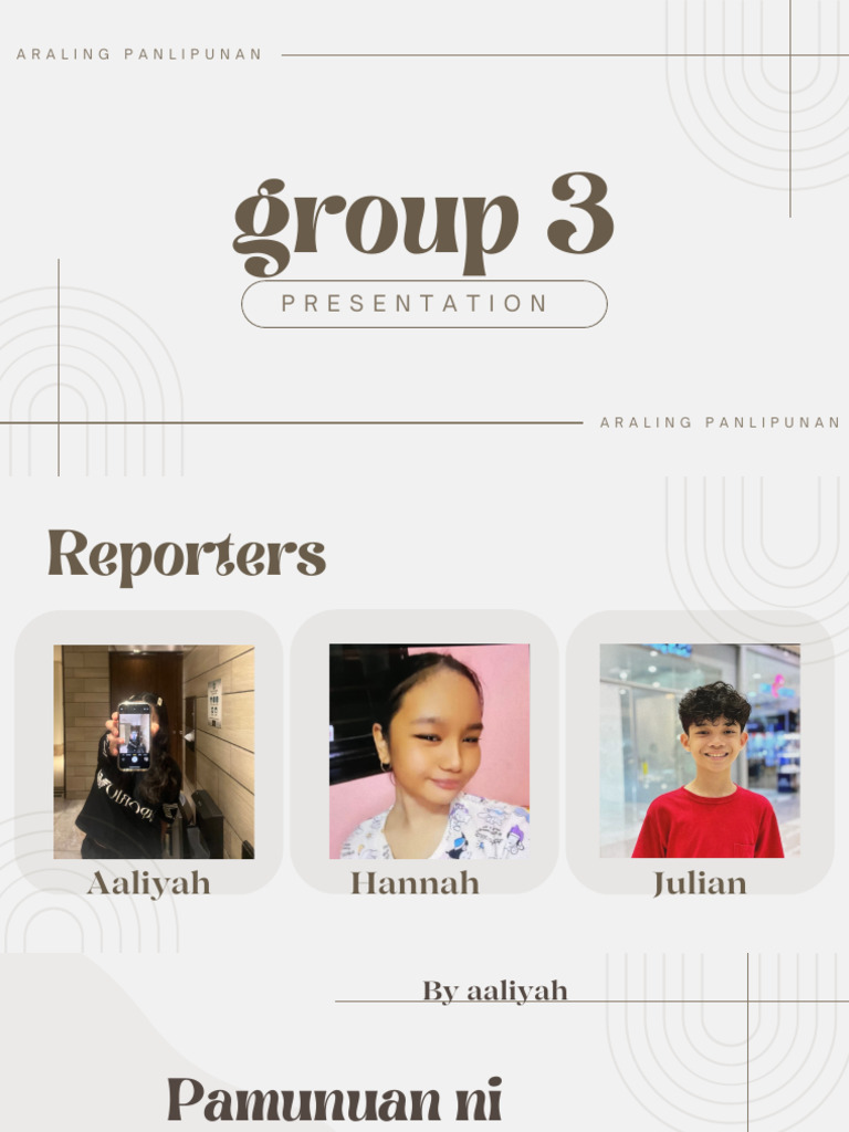 Group 3 Presentation PDF | PDF