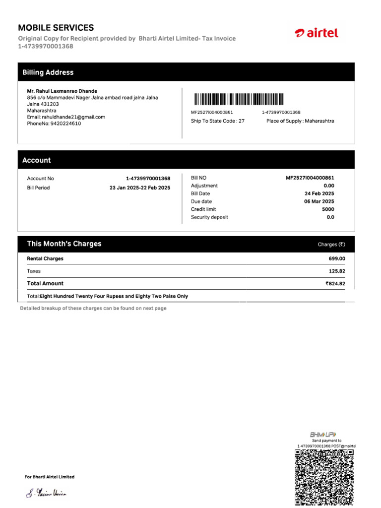 Feb Bill | PDF