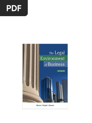 Ebook PDF) The Legal Environment of Business 13th Edition