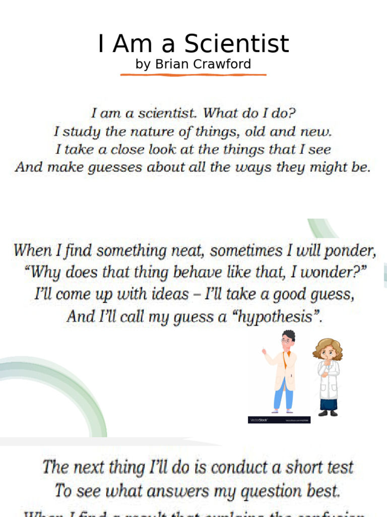 I Am A Scientist | PDF