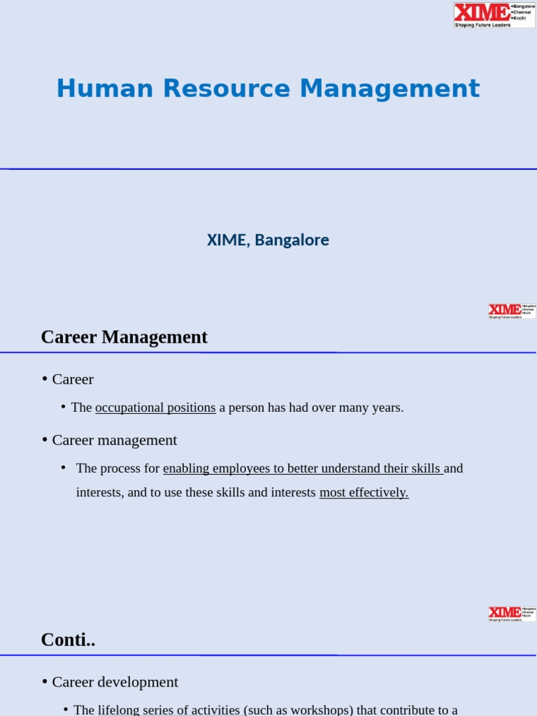 Career Management Strategies Overview | PDF | Mentorship | Employment