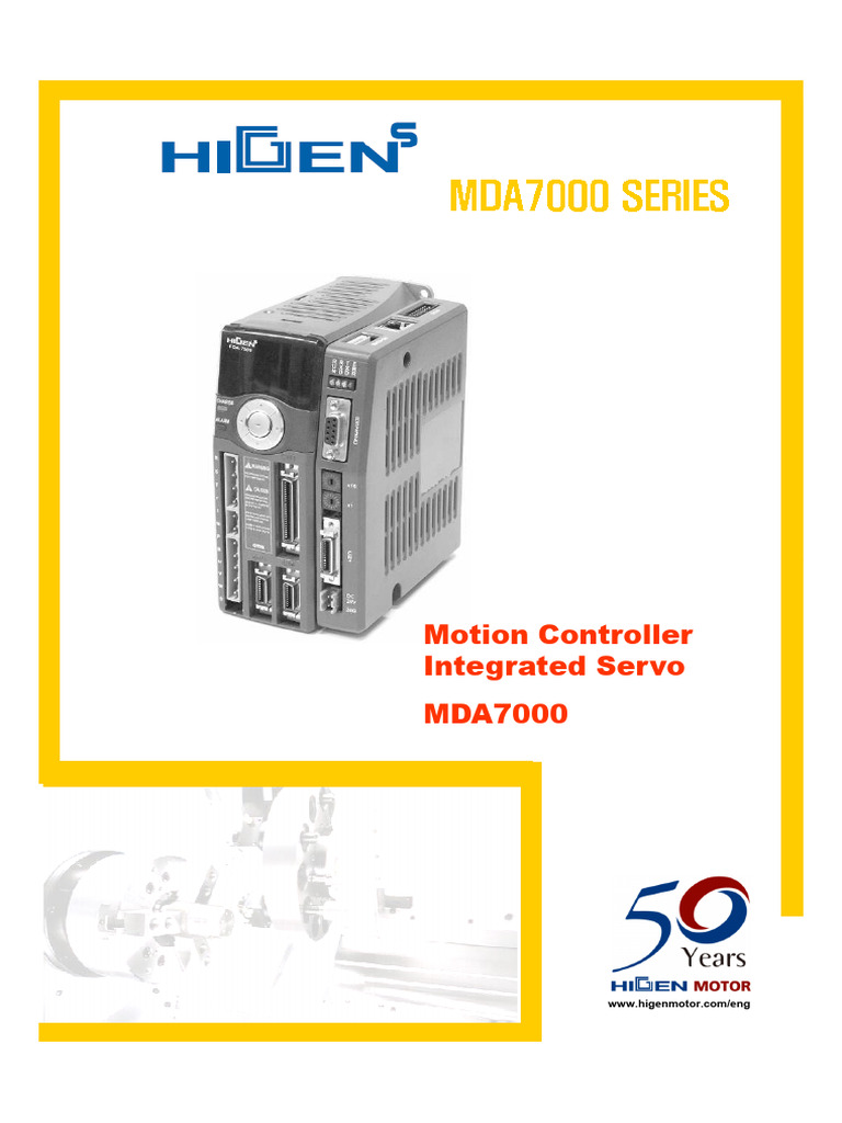 MDA7000 Motion Controller Overview | PDF | Analog To Digital Converter ...