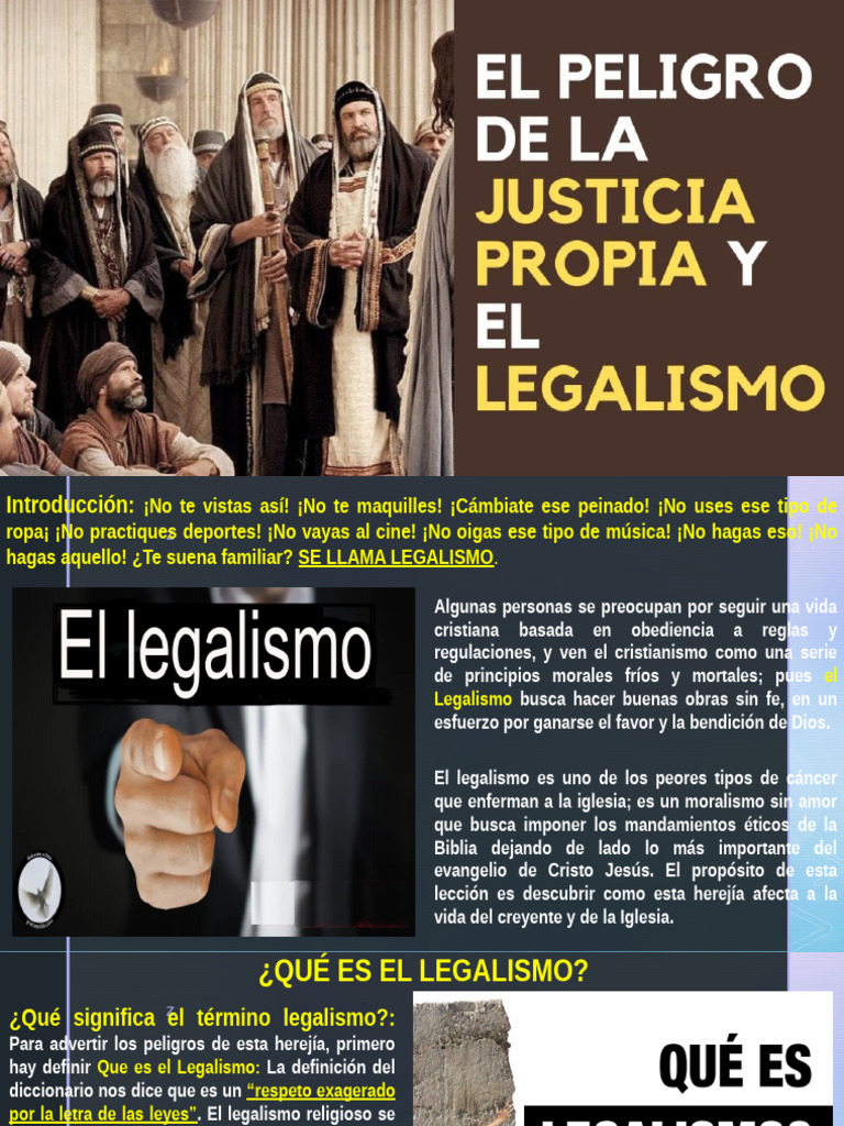 Entendiendo el Legalismo Religioso | PDF | Jesús | Biblia