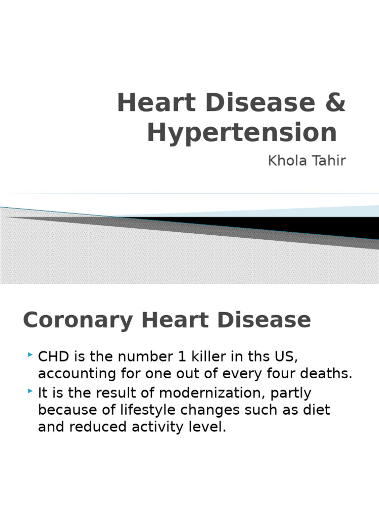 Heart Disease Hypertension | PDF | Coronary Artery Disease | Hypertension