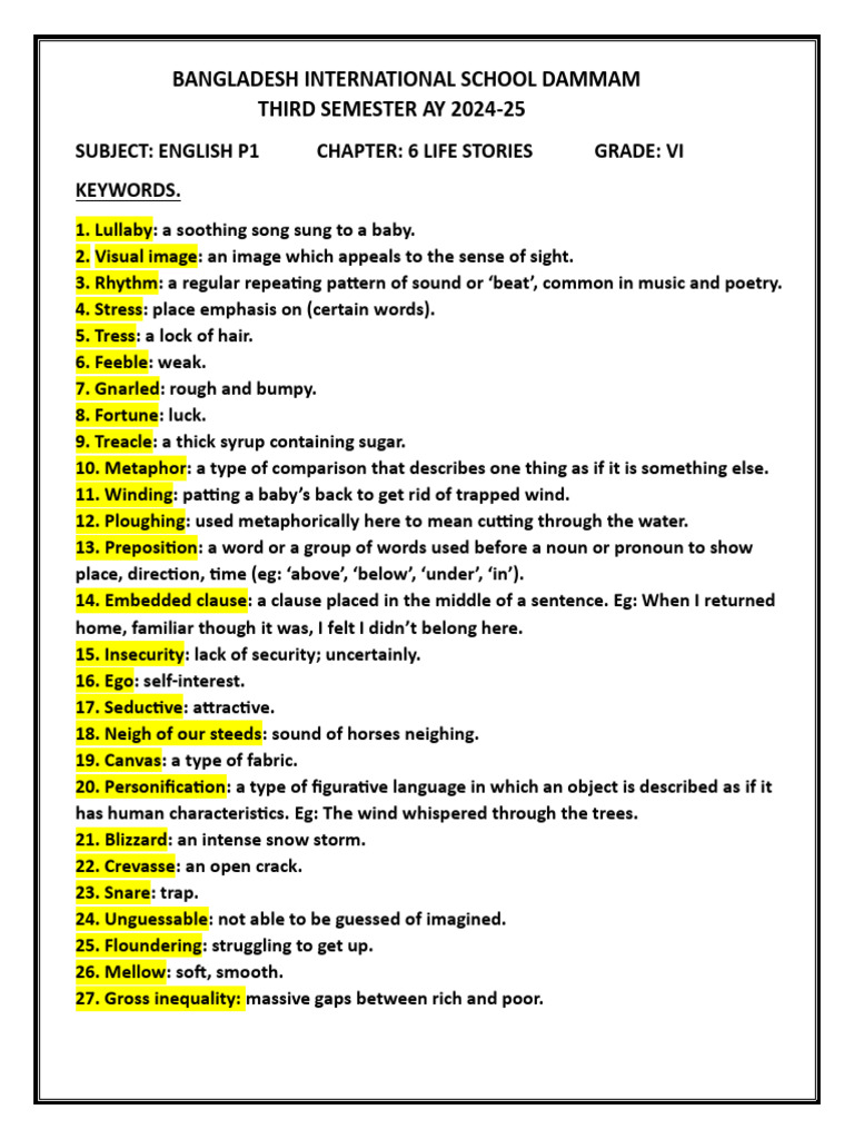 English p1 | PDF