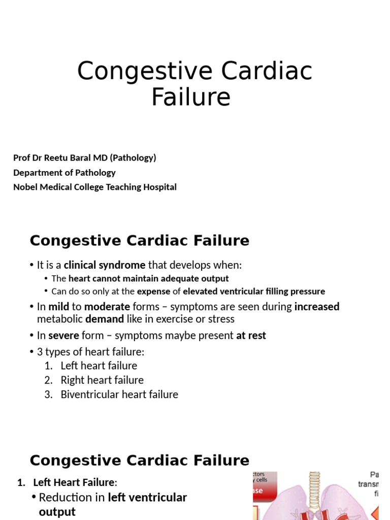 Congestive Cardiac Failure | PDF | Heart Failure | Heart