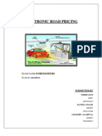 Electronic Road Pricing