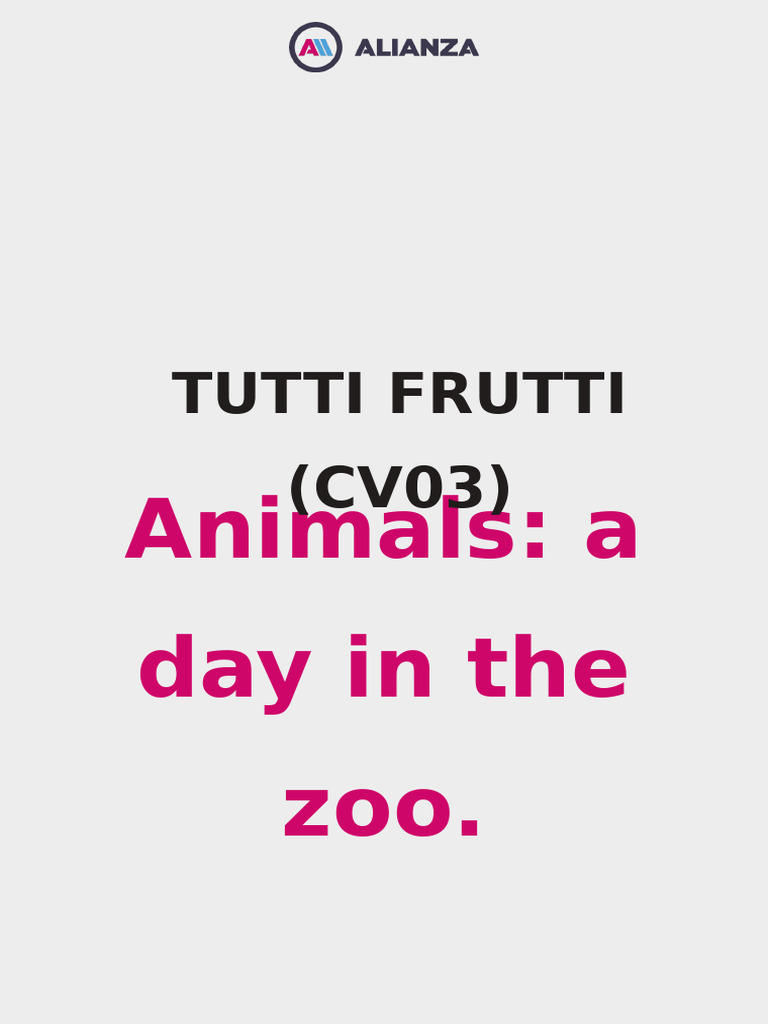 A Day in the Zoo: Animal Insights | PDF | Zoo | Biodiversity