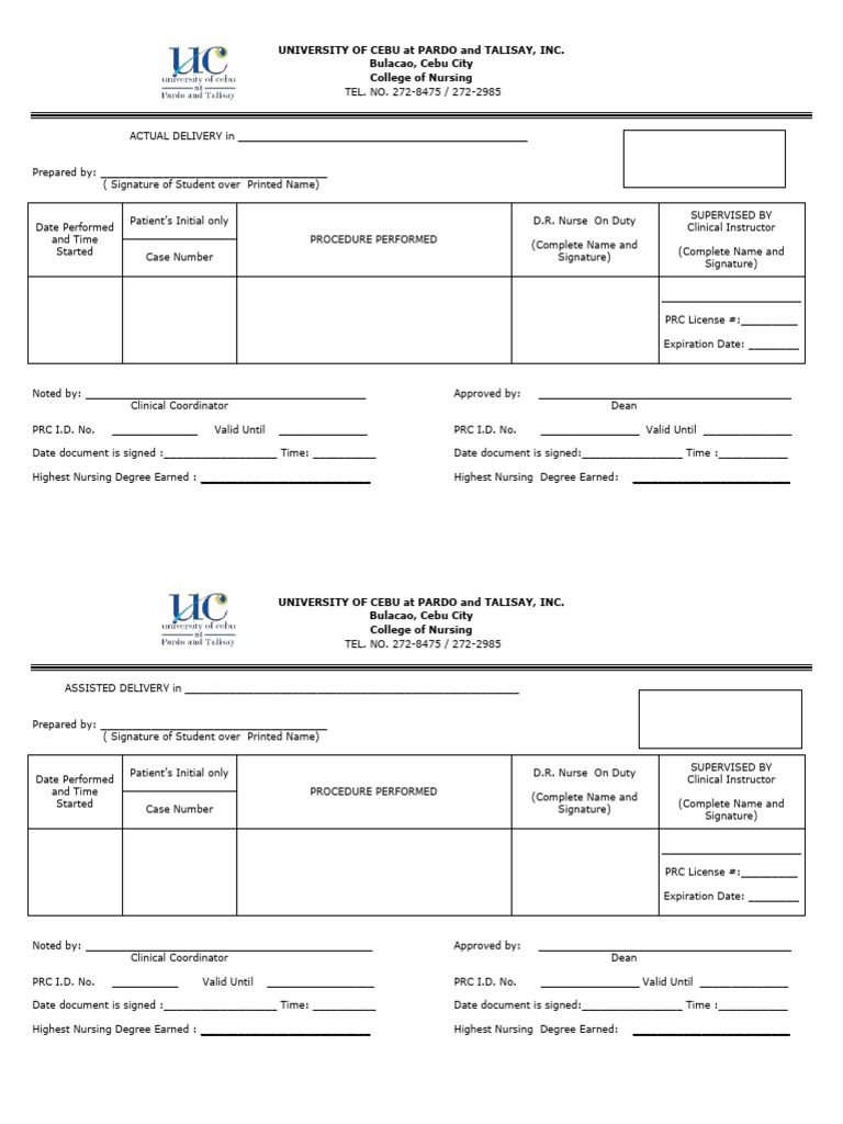 PRC ID Templates for Nursing Forms | PDF | Identity Document | Nursing