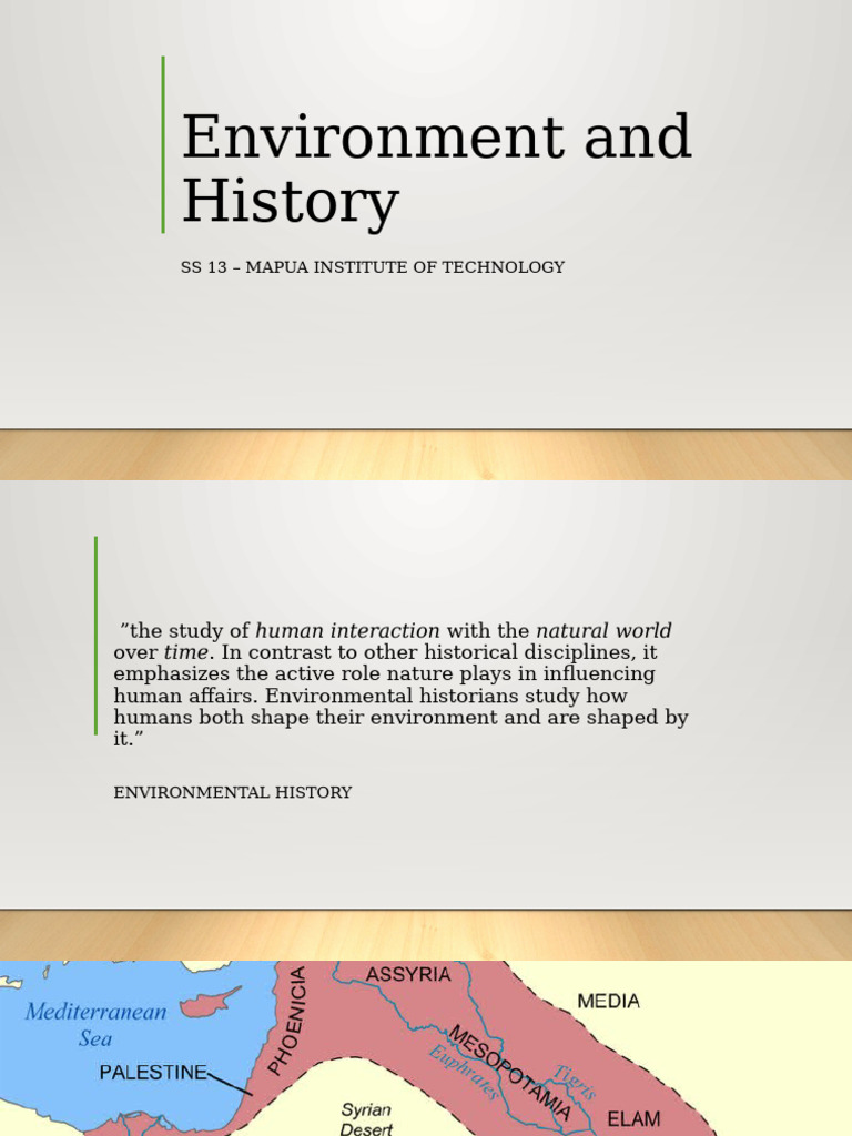 Environment and History | PDF