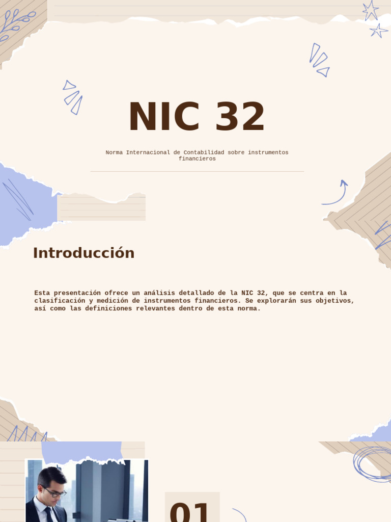 Análisis de la NIC 32: Instrumentos Financieros | PDF | Medición ...