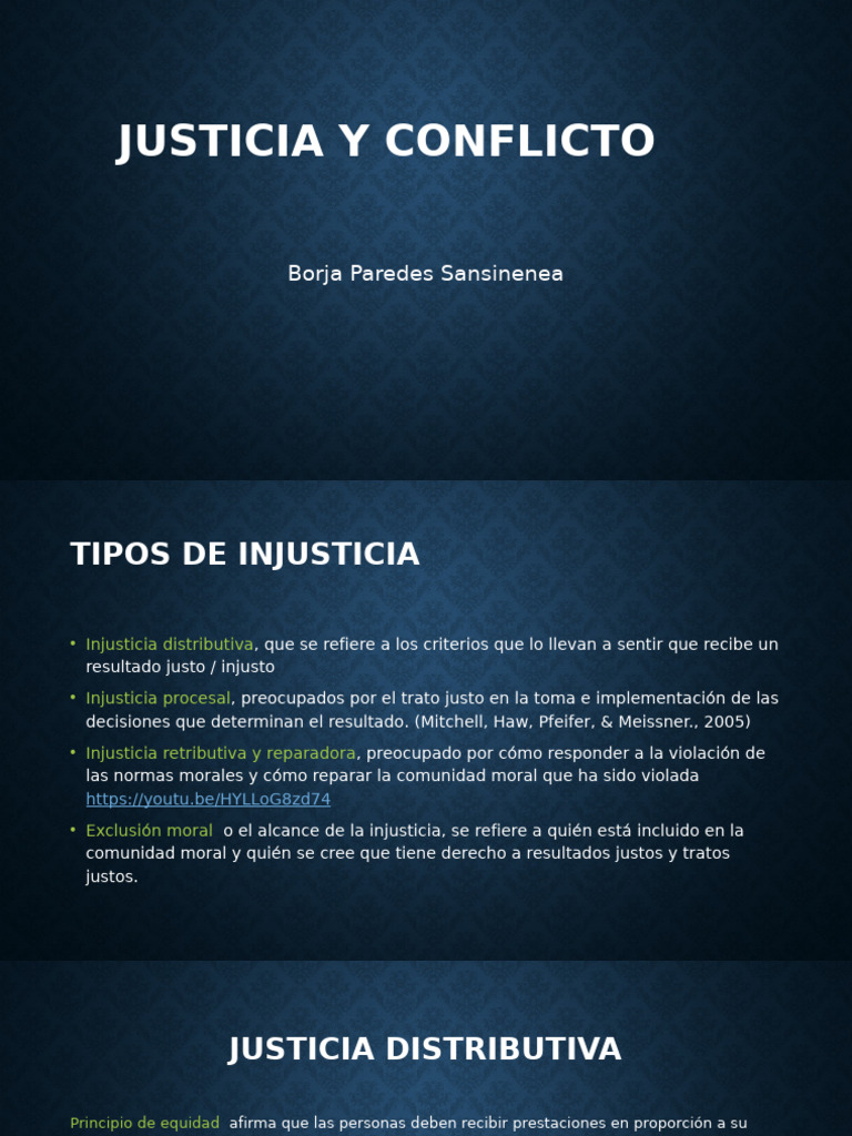 Tipos de Injusticia y Justicia Social | PDF | Justicia | Crimen y violencia