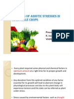 BREEDING FOR ABIOTIC STRESSES IN VEGETABLES