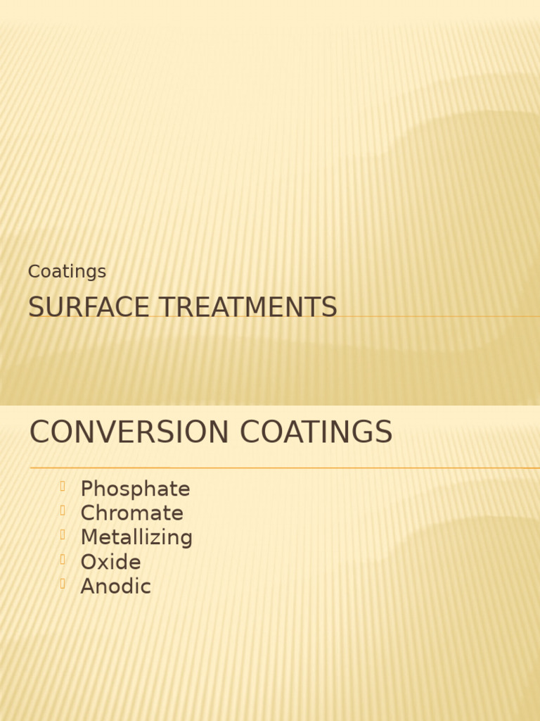 Phosphate Conversion Coatings Overview | PDF | Industrial Processes ...