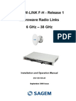 Sagem - Link F-H Microwave Installation and Operation Manual (2008)