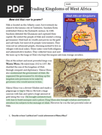 The Rise and Fall of The Mali Empire 1 PDF | PDF