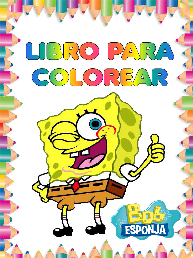 Bob Esponja Libro Colorear | PDF