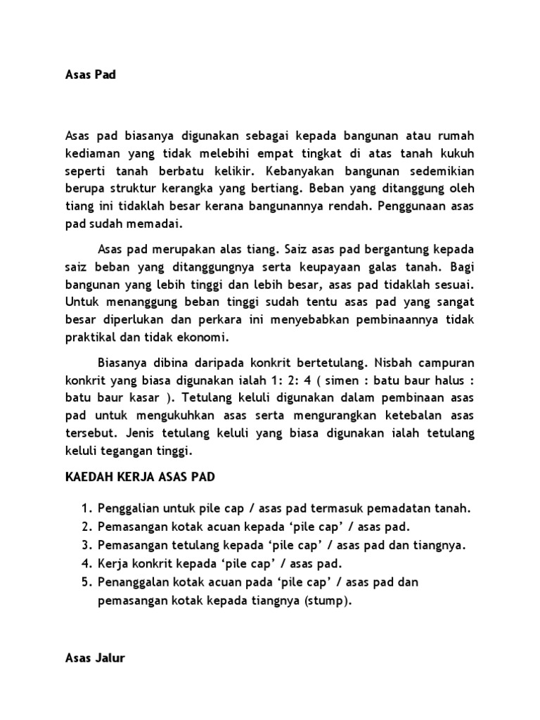 Asas Pad | PDF