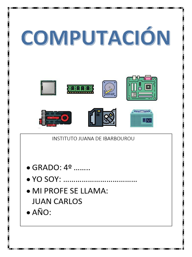 Cuadernillo de Computacion 4to Grado 2025 Pagenumber 1-1 | PDF ...