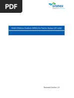XN Check Assay Sheet for XN-L Series | PDF