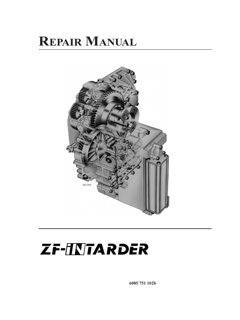 ZF Intarder Repair Manual | PDF | Screw | Electrical Connector