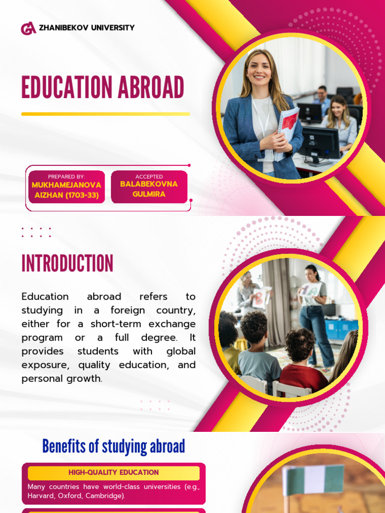 Benefits and Challenges of Studying Abroad | PDF | International Student