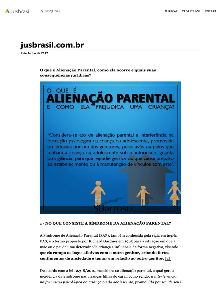 O Que É Alienação Parental | PDF