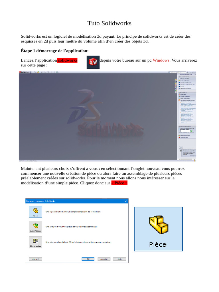 tuto-solidworks-2 | PDF