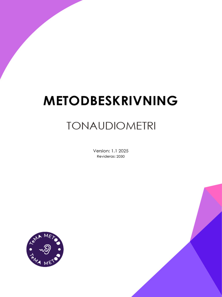 TeMA Tonaudiometri 2025 v1 - 1 1 | PDF