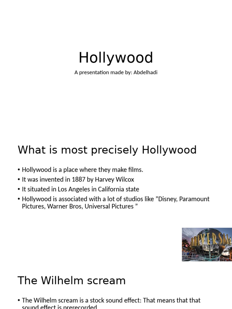 Hollywood | PDF