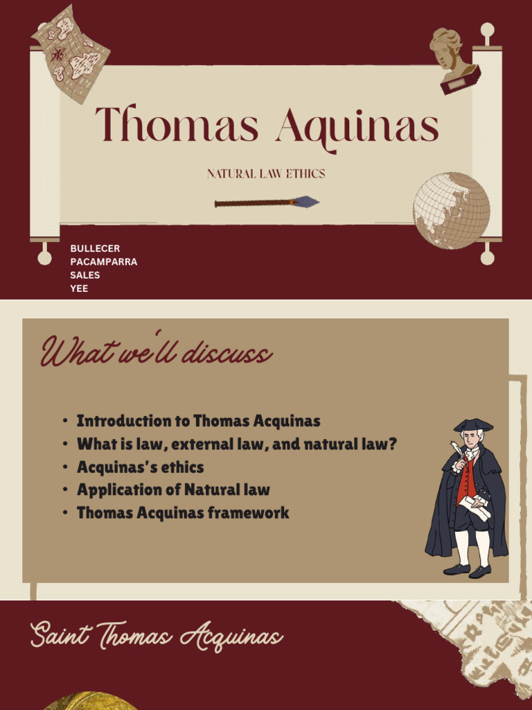 Aquinas-Natural Law Ethics | PDF | Thomas Aquinas | Natural Law