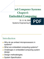 Embedded Computer Systems Embedded Computing: Dr. A. Al-Saif Systems Engineering Department