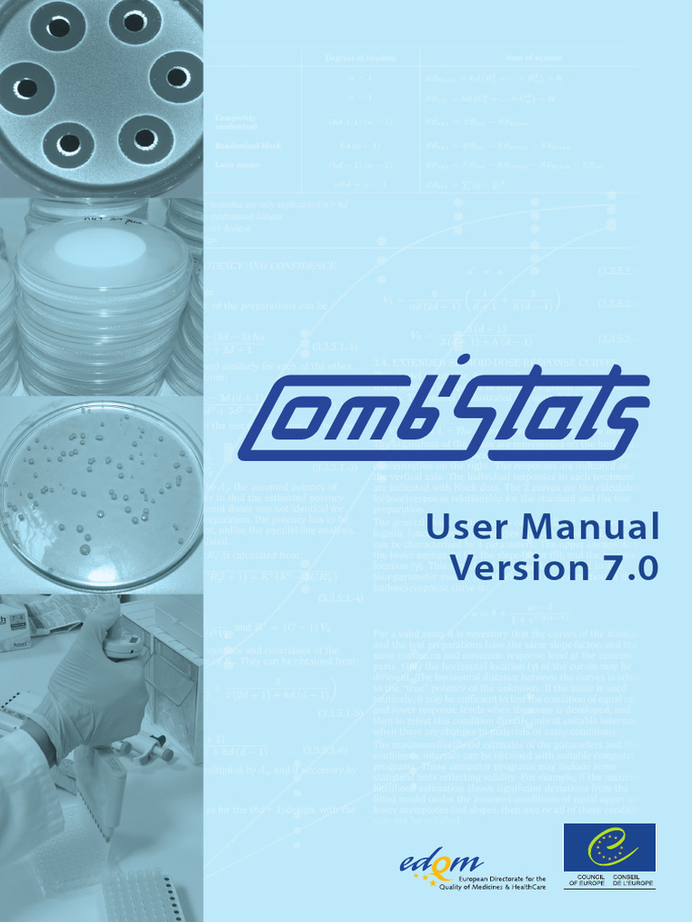 CombiStats User Manual Overview | PDF | Analysis Of Variance | Vaccines
