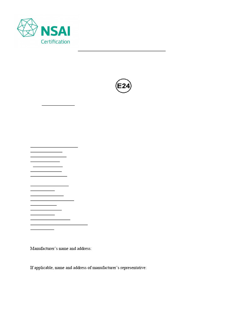 ECE R110 Type Approval Certificate | PDF | Valve | Leak