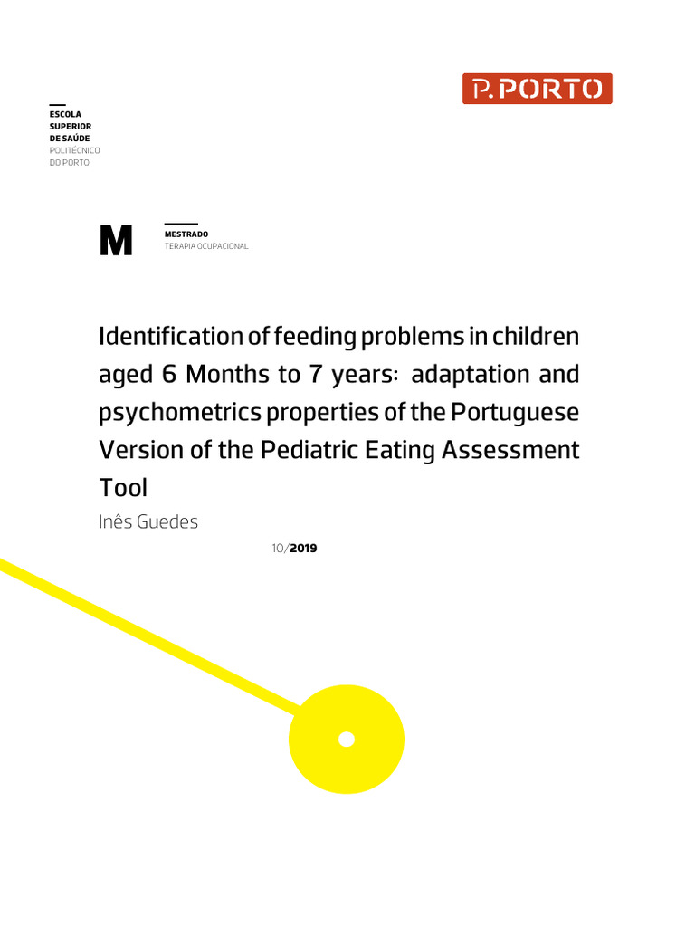 Feeding Problems in Young Children | PDF | Validity (Statistics ...