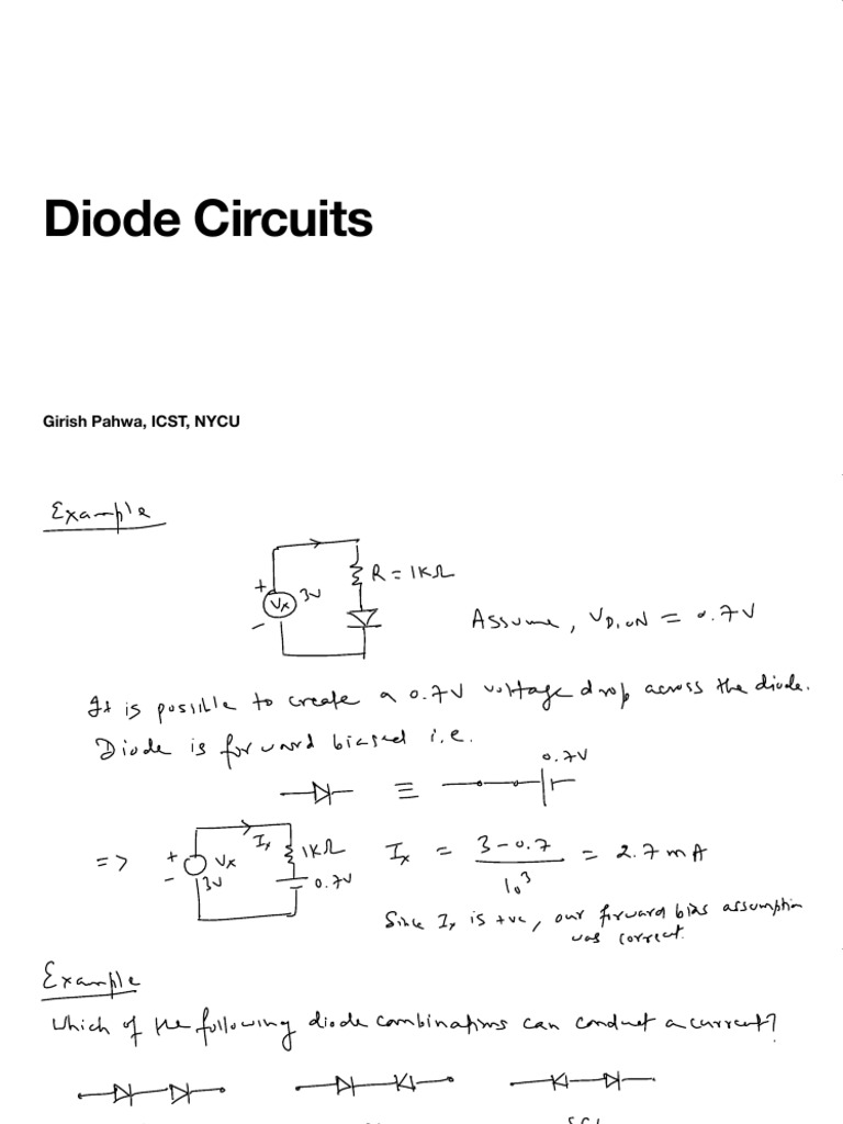 Diode Circuits | PDF
