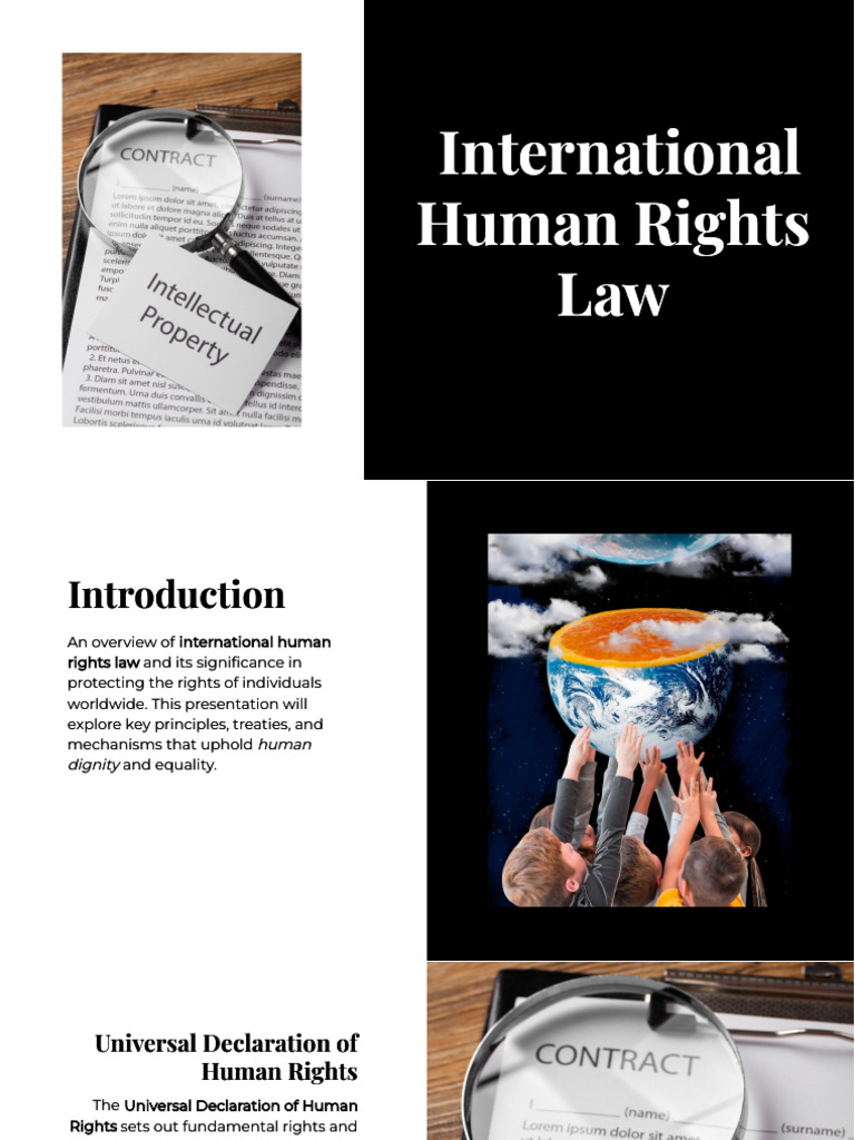 International Human Rights Law | PDF
