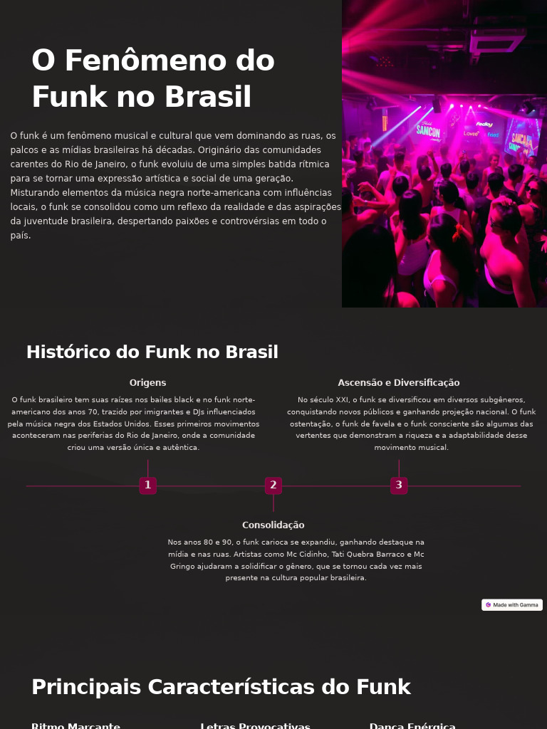 O Funk no Brasil: História e Impacto | PDF | Funk | Música