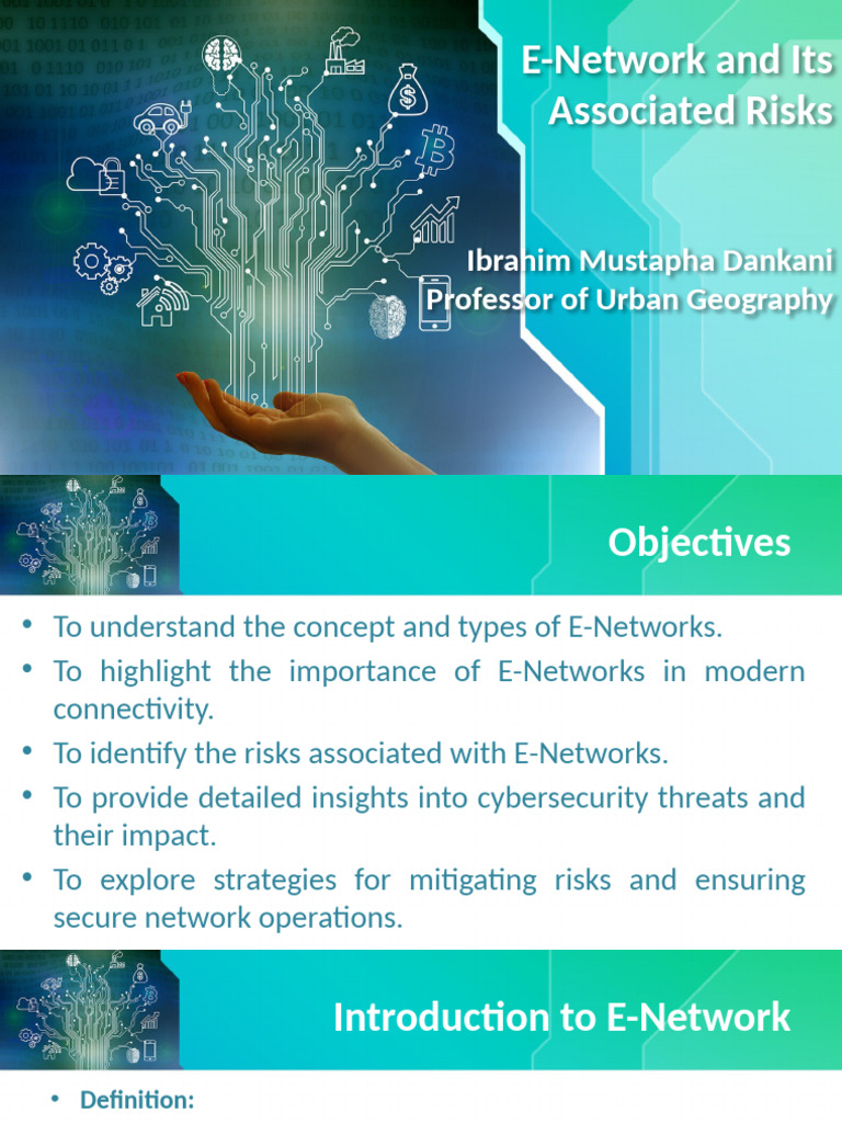 E-Networks: Risks and Mitigation Strategies | PDF | Security | Computer ...